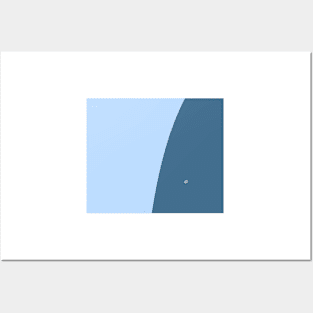 Blue Wave #skyblue #home #decor #buyart #minimal #bluedecor Posters and Art